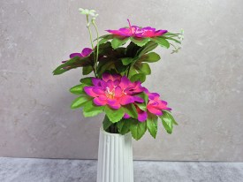 Ramo 5 flores dobles bicolor